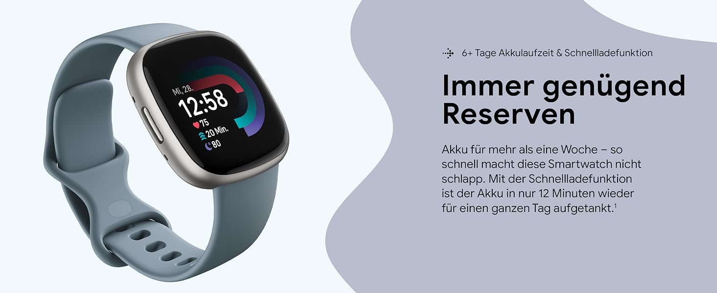 Смарт-годинник Fitbit Versa 4 – фітнес-трекер з GPS, телефоном, 6 днів роботи батареї, 40+ режимів тренувань, сумісний з Android/iOS, Sandrosa/Aluminium (Кораловий рожевий)