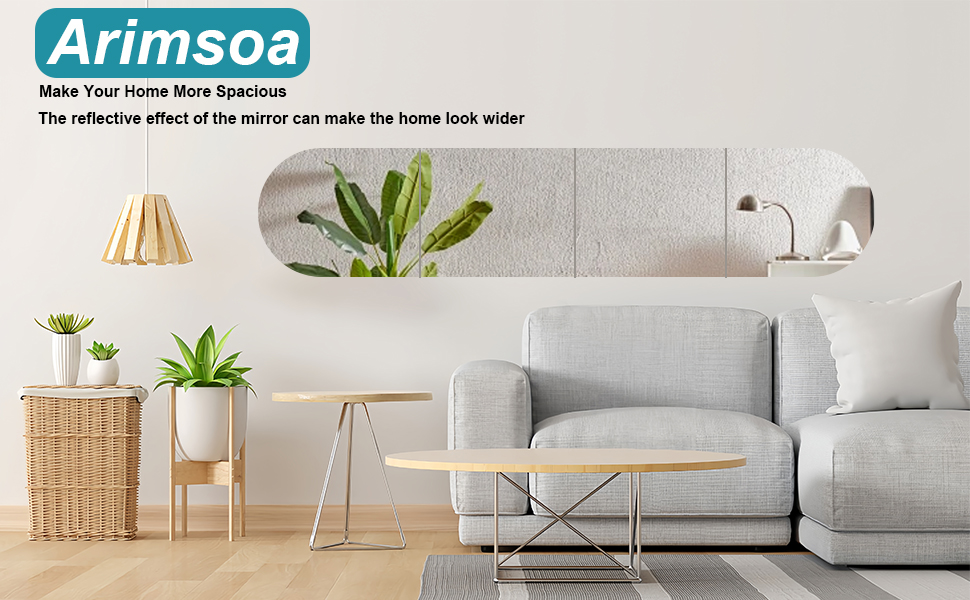 4 самоклеючі настінні дзеркала, акрил, небрудливі, великі, декоративні для ванної кімнати, спальні, 30 см x 30 см