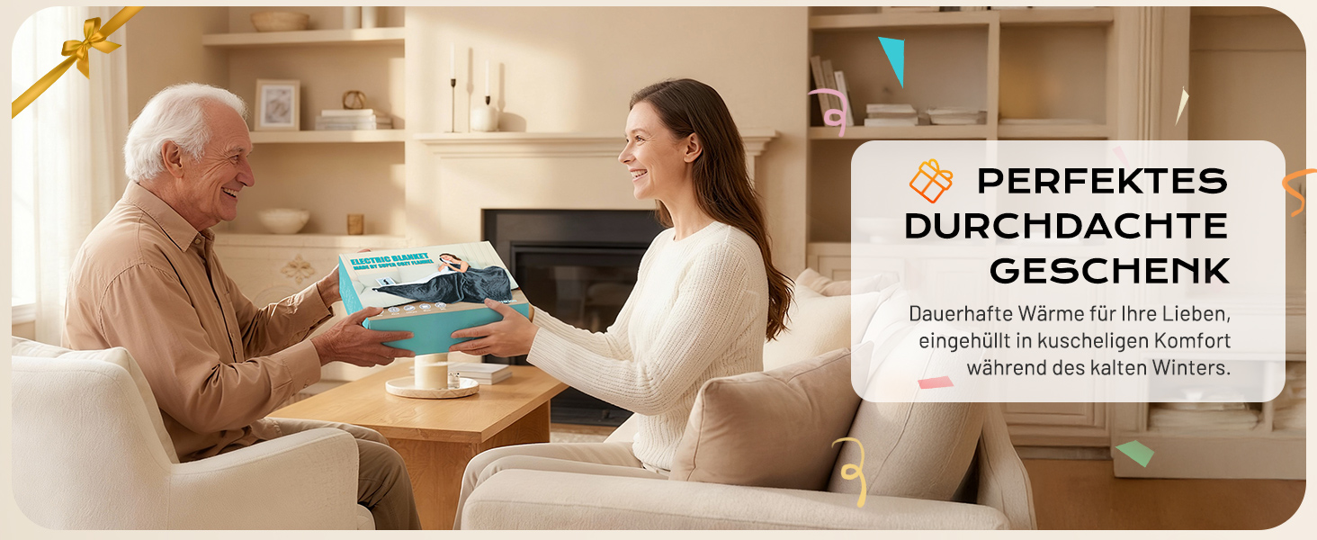 Електрична ковдра з автовимкненням 130x180 см, 8 режимів нагріву, захист від перегріву, двостороння, для ліжка/софи, сіра