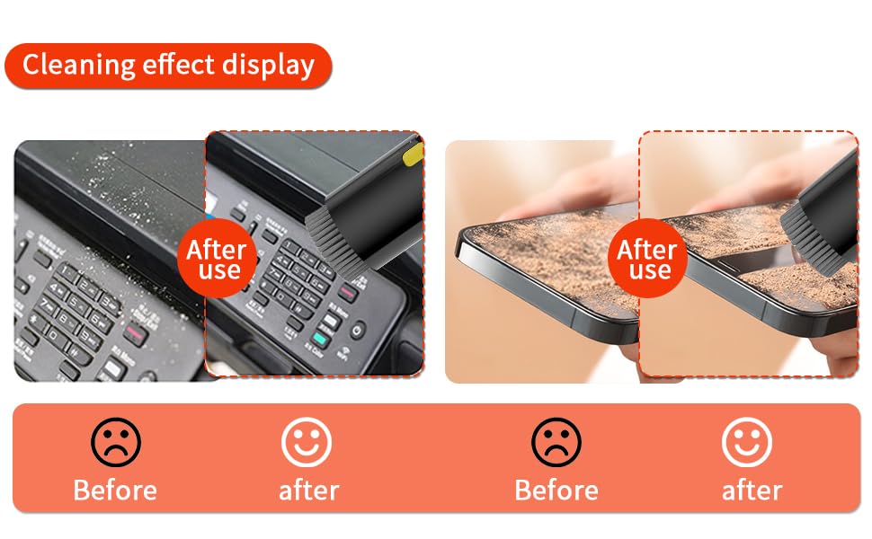 Набір для чищення 20-в-1 для AirPods, ноутбуків, телефонів, клавіатур – Професійний набір для чищення екранів з мікрофіброю, щітками, USB-щільочкою (Critin-20-in-1 black)