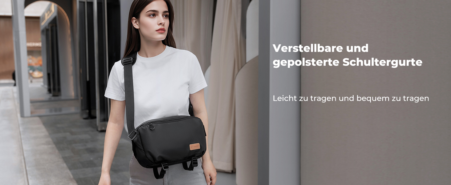 Сумка для камери K&F Concept: фоторюкзак, сумка на плече, квадратна сумка для фотографів, сумісна з Canon/Nikon/Sony/DJI Mavic
