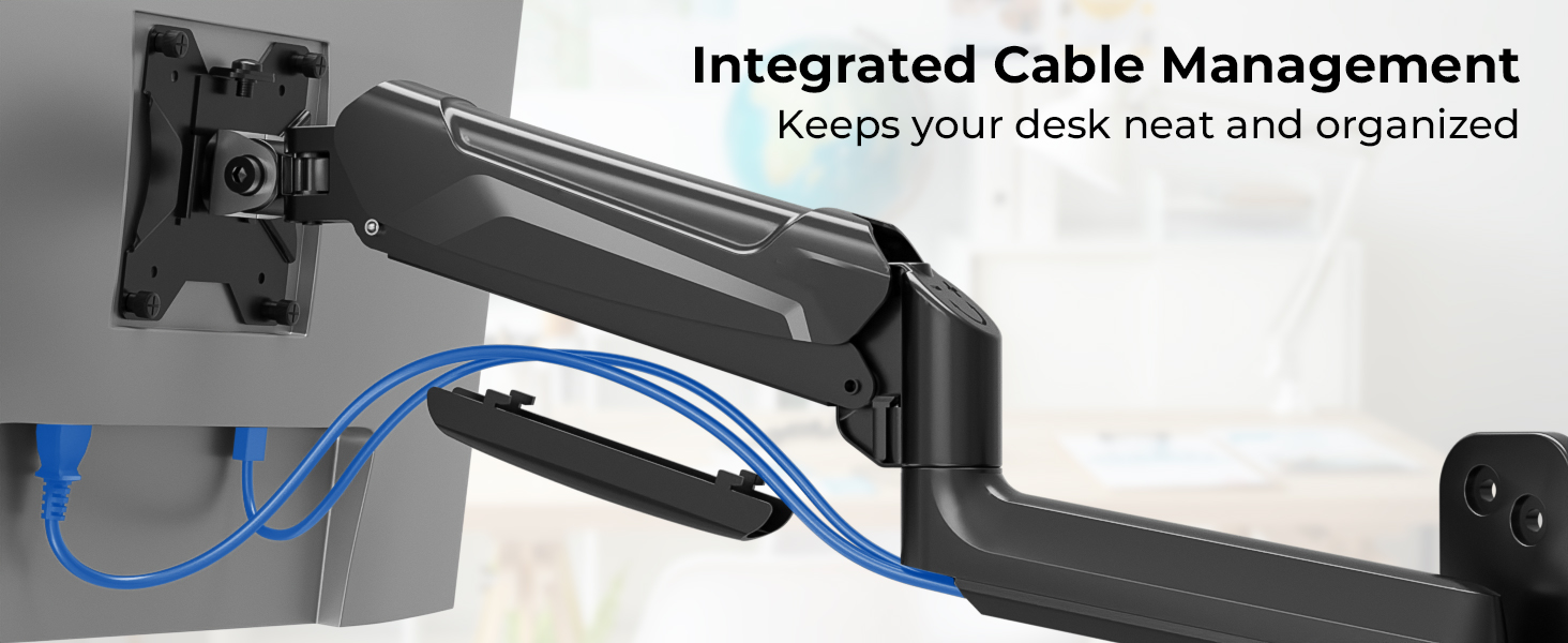 Кріплення для монітора BONTEC, 13-42 дюйми, до 9 кг, VESA 200x200, регульоване, настінне