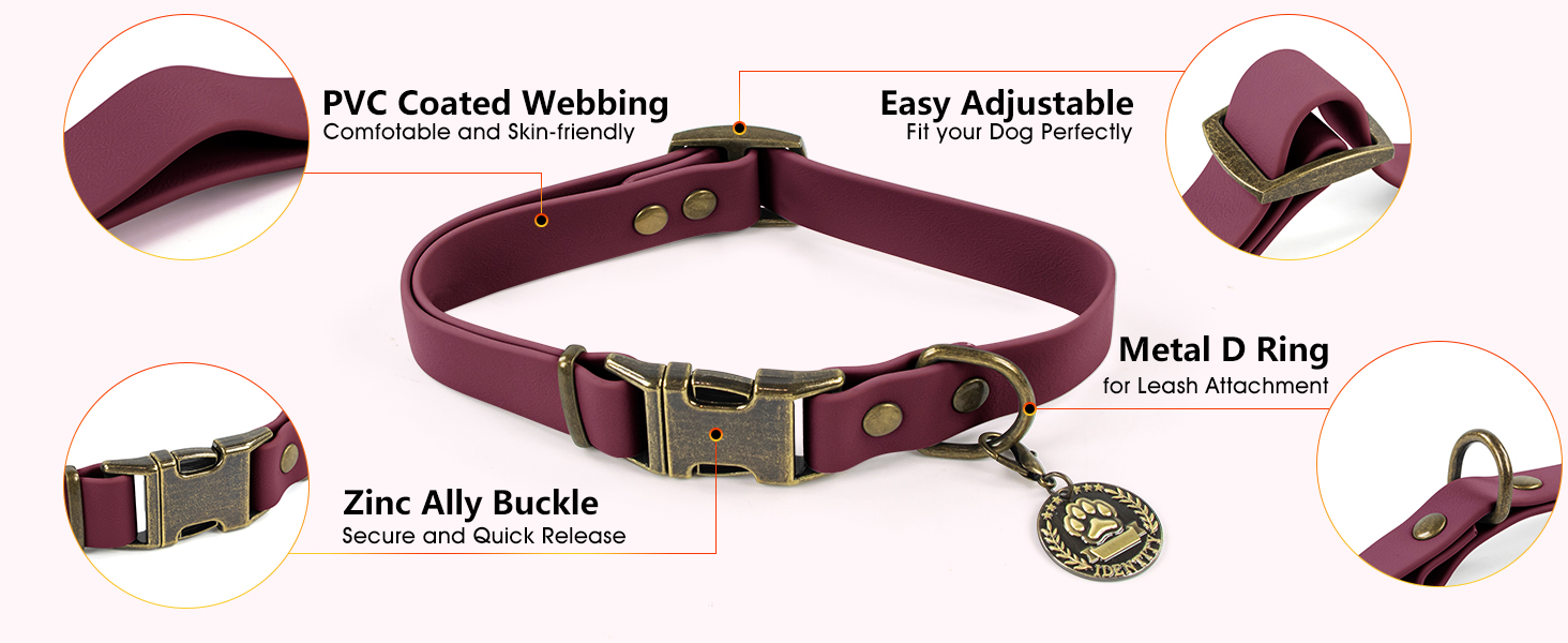 Набір повідка та нашийника для собак Wisedog: регульований, міцний, для собак маленьких, середніх та великих порід. У комплекті тримач для відходів (M, оливковий). Розмір: M (нашийник: 30-45 см; поводок: 1,5 м), колір: зелений