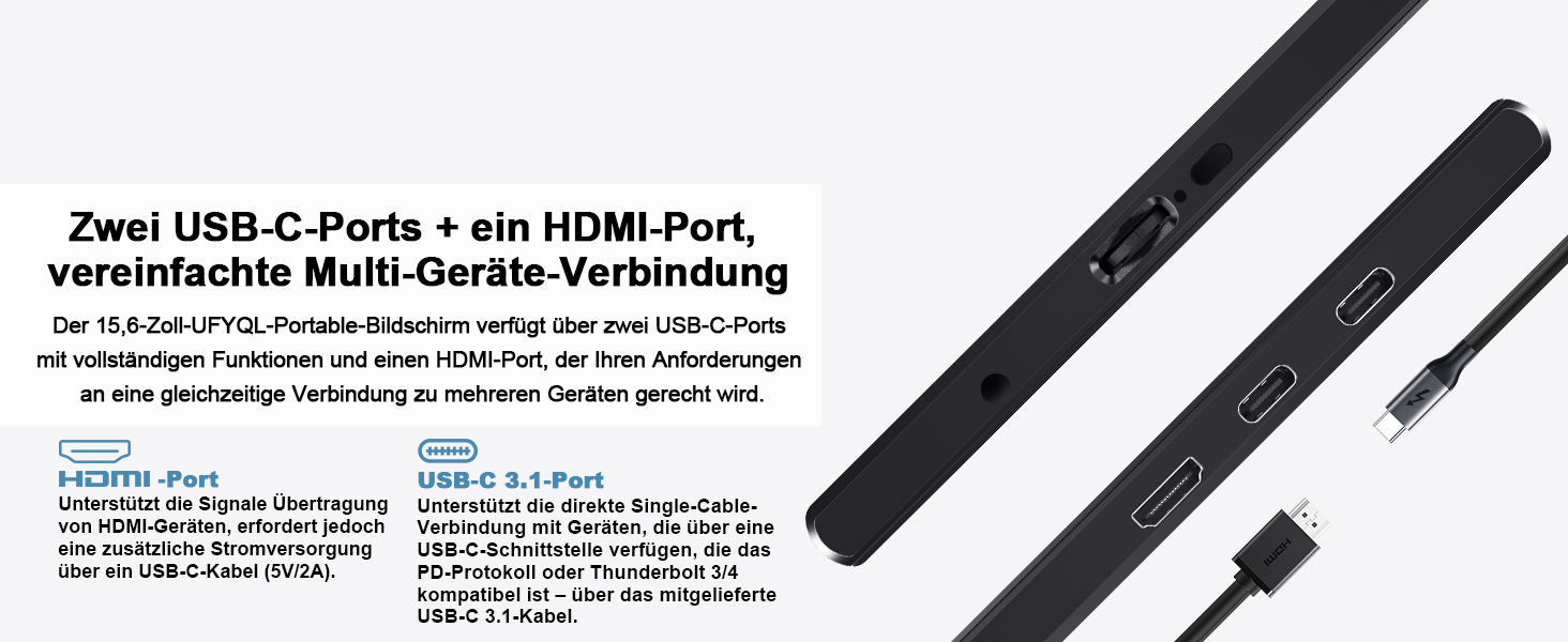 Портативний монітор 15.6