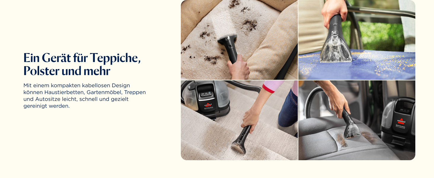 Портативний відпарювач для килимів Bissell SpotClean Mini 40651 - компактний мобільний мийник для дому та авто