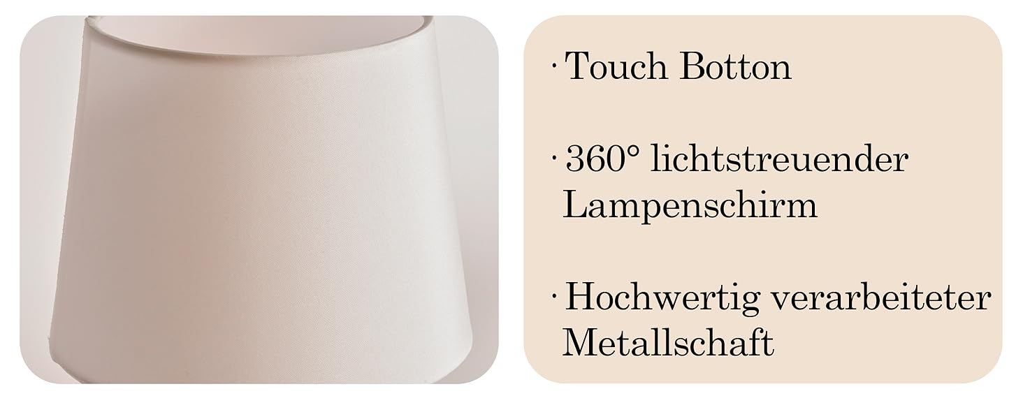 Бездротова настільна лампа з акумулятором 4000mAh, тепле світло 2700K, сенсорне управління, з адаптером/кабелем, для спальні, подарунок (золотиста)
