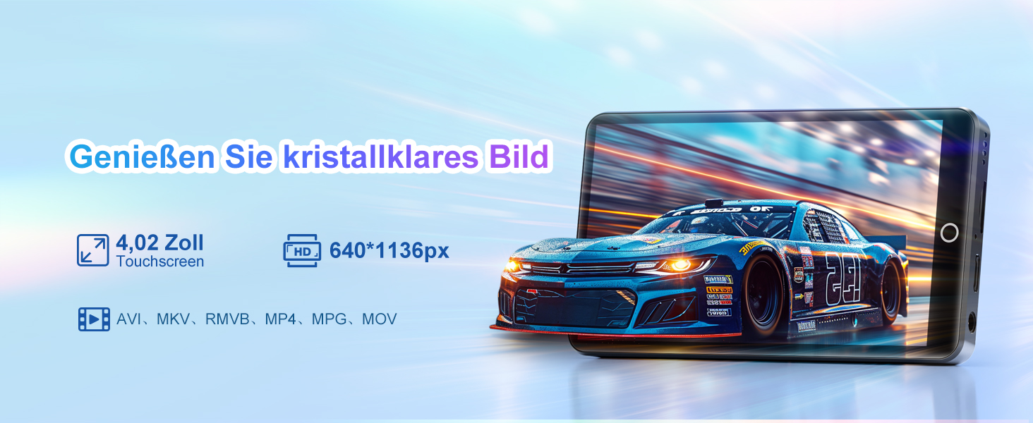 MP3 плеєр 80GB з Bluetooth, WiFi, камерою та сенсорним екраном 4.02