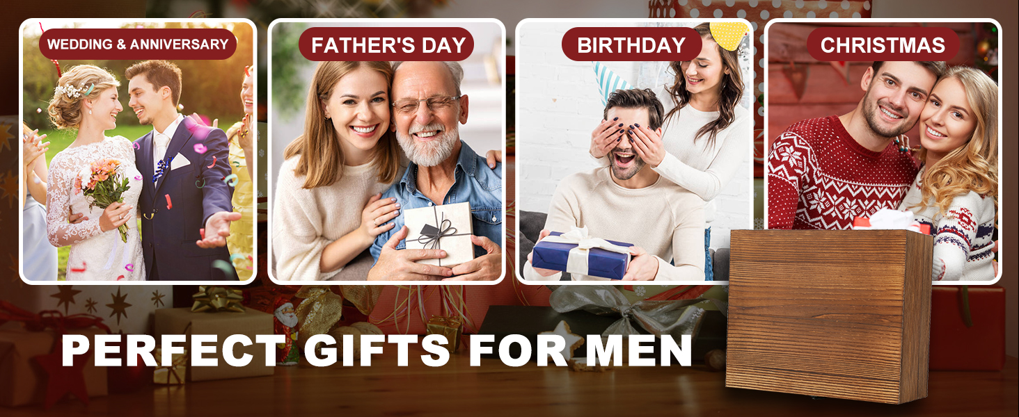 Набір віскі Sovyime: 2 склянки та 6 каменів для віскі. Подарунок для чоловіків, на день народження, річниця, для партнера, батька