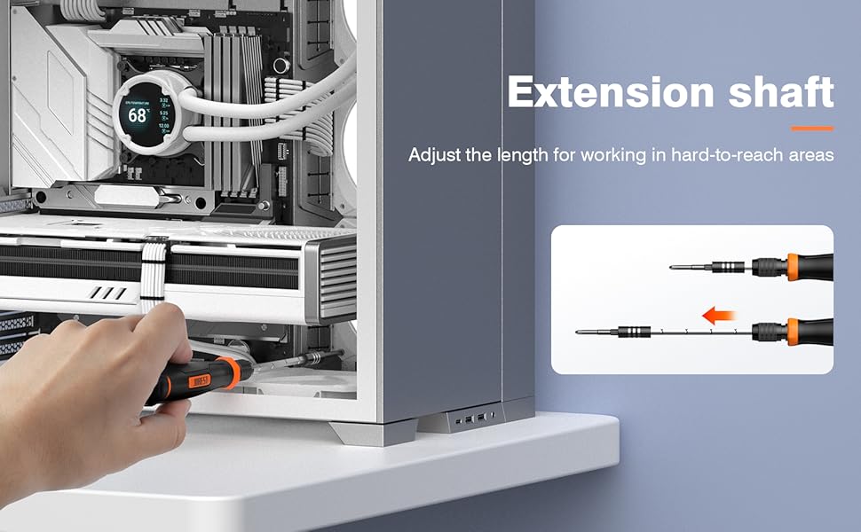 Набір викруток JOREST 155 в 1: міні-набір для ремонту Macbook, Laptop, PC, RC, PS5, Switch, Xbox, iPhone, годинників та окулярів