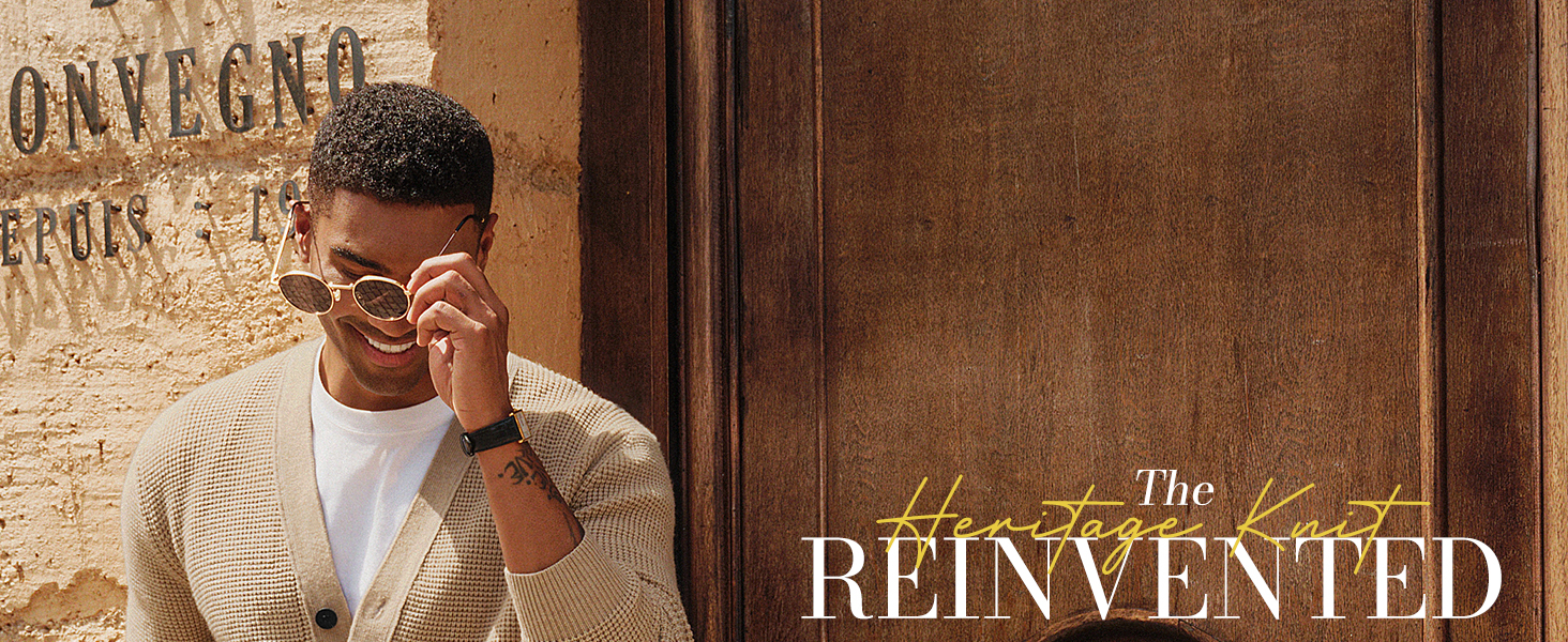 Чоловічий кардиган PJ PAUL JONES з в'язаним візерунком