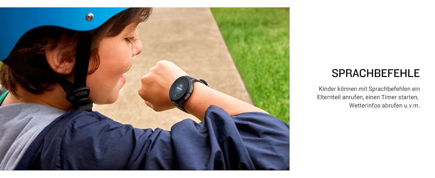 Дитячий розумний годинник Garmin Bounce 2 LTE (43 мм) - турквіс (сірий), AMOLED дисплей, 2 дні роботи, GPS, SOS, режим школи