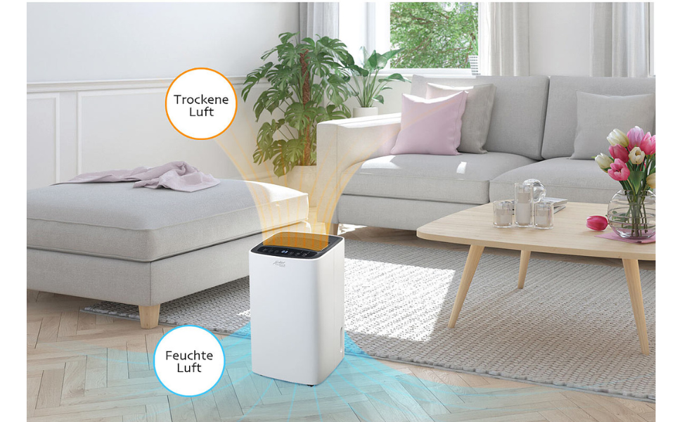 Електричний осушувач повітря Sichler з Wi-Fi, таймером та додатком, 12 л/день (Smart Home, осушувач повітря електричний)