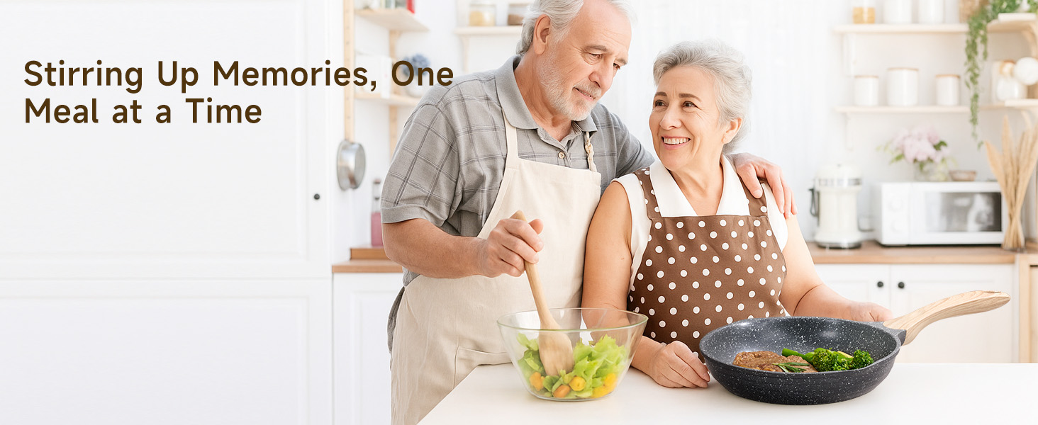 Набір посуду JEETEE 23-елементи: каструлі та сковорідки з антипригарним гранітним покриттям, підходить для всіх плит (індукційних), ідеальний як подарунок на новосілля