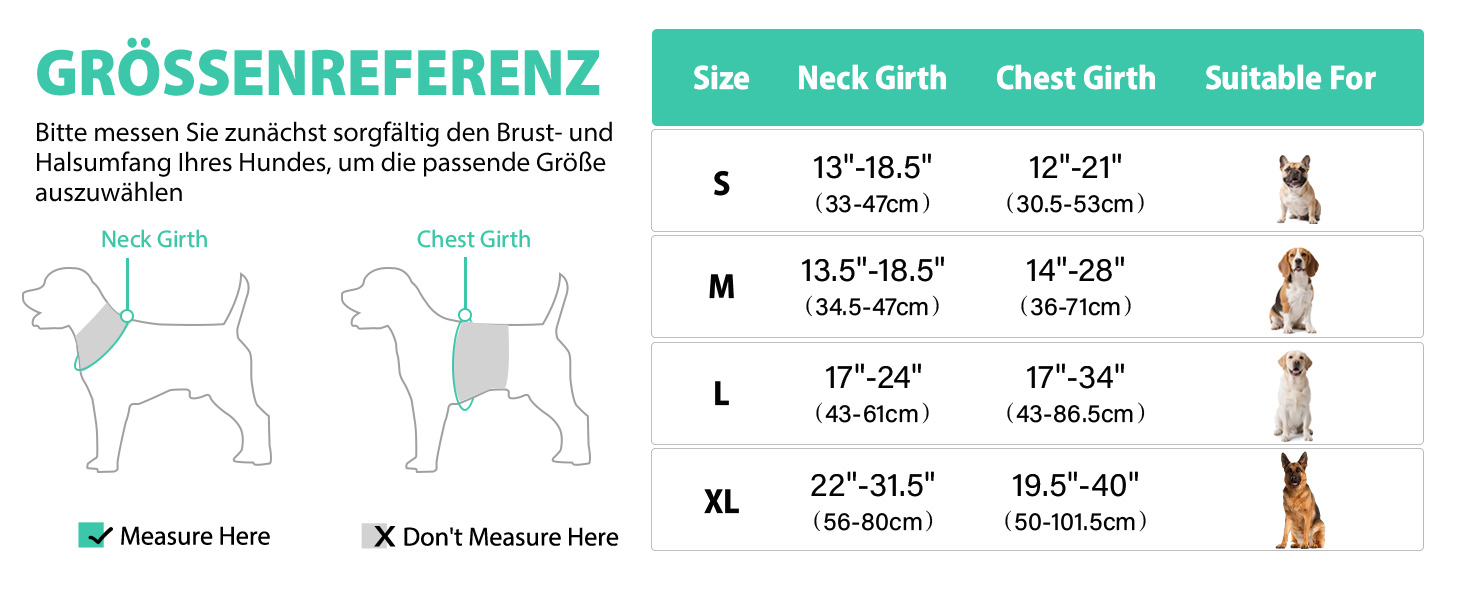 Світловідбиваючий нашийник для собак Joytale, зарядний, середнього розміру, без перетягування, з ручкою, світловідбиваючий, з м'якою підкладкою, регульований, для нічних прогулянок, чорно-синій, M (1 шт.)
