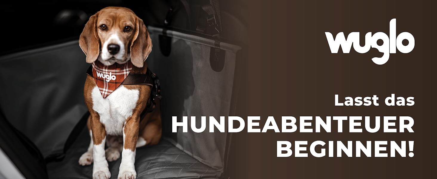 Автокрісло для собак Wuglo Extra Stabiler – надійне, водонепроникне автокрісло для собак середніх розмірів до 18 кг, сірого кольору