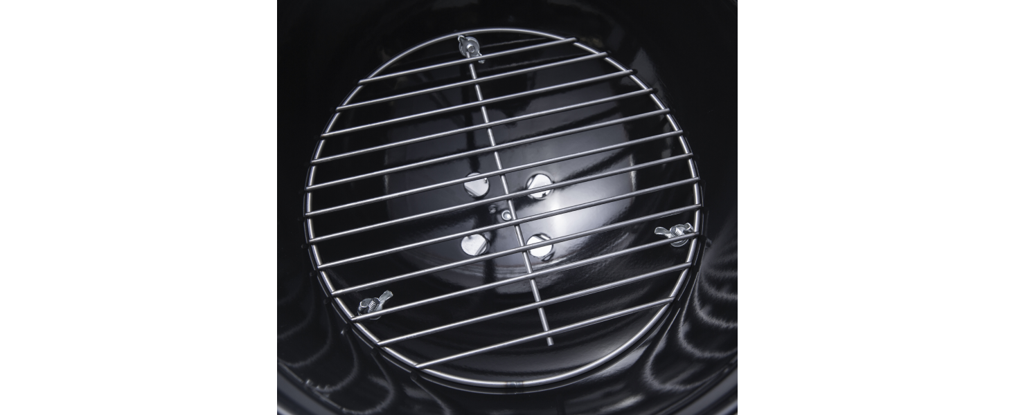 Вугільний гриль Weber Smokey Joe Premium, 37 см, портативний, емальований, Slate Blue