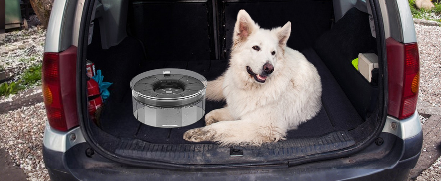 Миска для собак PETTOM без облизування, 3L, витоки запобігаються, сіра