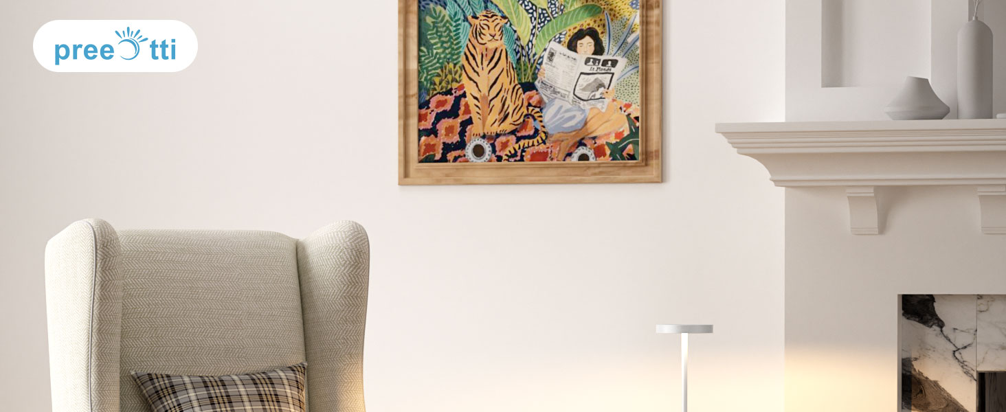 LED настільна лампа бездротова, акумуляторна, сенсорна, регульована яскравість, 3 режими кольору, для спальні, кафе, чорного кольору, 1 шт.