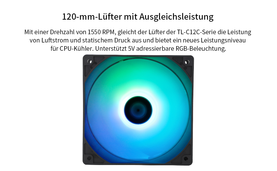 Thermalright AssassinX120 SE ARGB - Кулер для CPU з 4 тепловими трубами та тихим вентилятором TL-C12C-S PWM, сумісний з AMD AM4/Intel 1700/1150/1151/1200