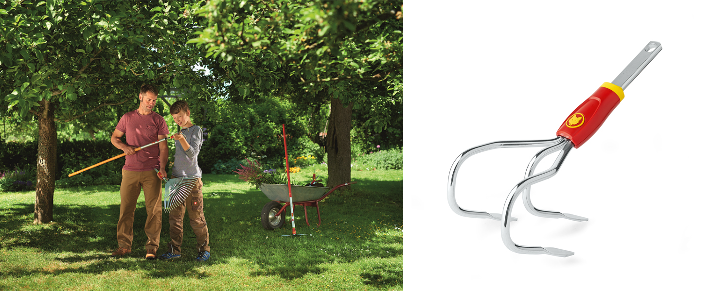 Ґрунтофреза WOLF-Garten multi-star® DA-S, червона, 30x15x15 см, садовий інструмент