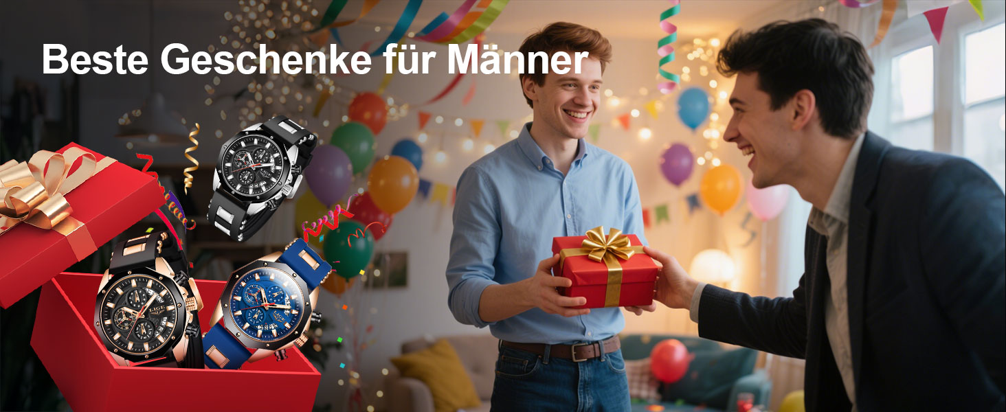 Годинник чоловічий LIGE з датою, кварцовий, аналоговий, водонепроникний, ретро-дизайн, хронограф, чорний силіконовий ремінець, вінтажний годинник, подарунок для чоловіків