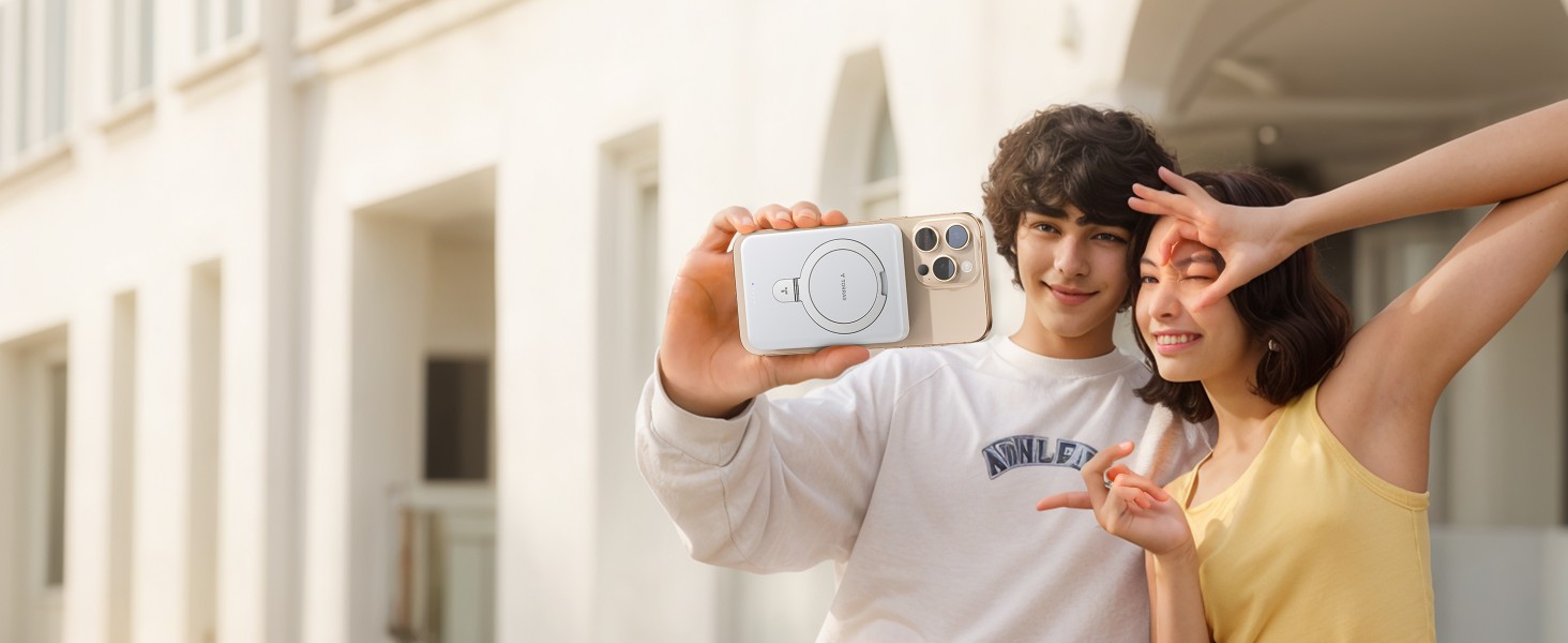 TORRAS Power Bank 5000mAh з MagSafe, 22.5W PD, USB-C, для iPhone 17 Pro Max та інших моделей