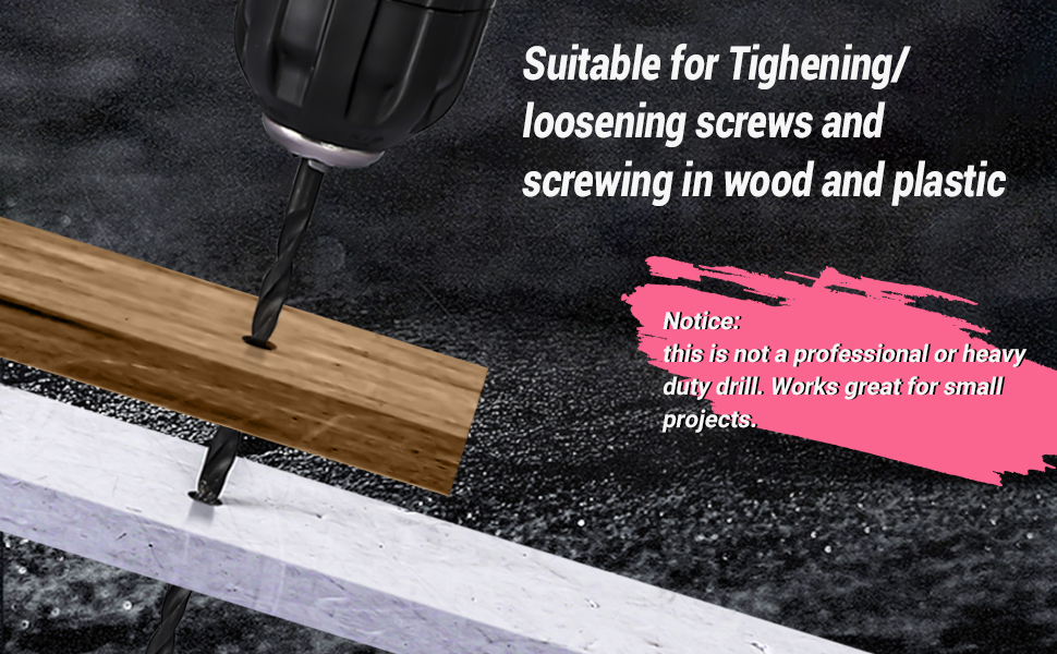 Акумуляторний шуруповерт-дрель DEKOPRO 8V 42шт з аксесуарами: ударний, LED, для дому, рожевий