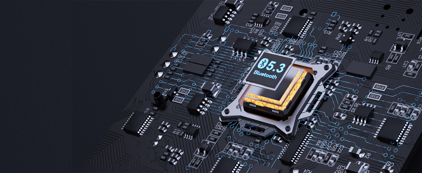 Bluetooth 5.3 трансмітер 1Mii для телевізора з підтримкою aptX Low Latency та Dual Link, B06T6-US