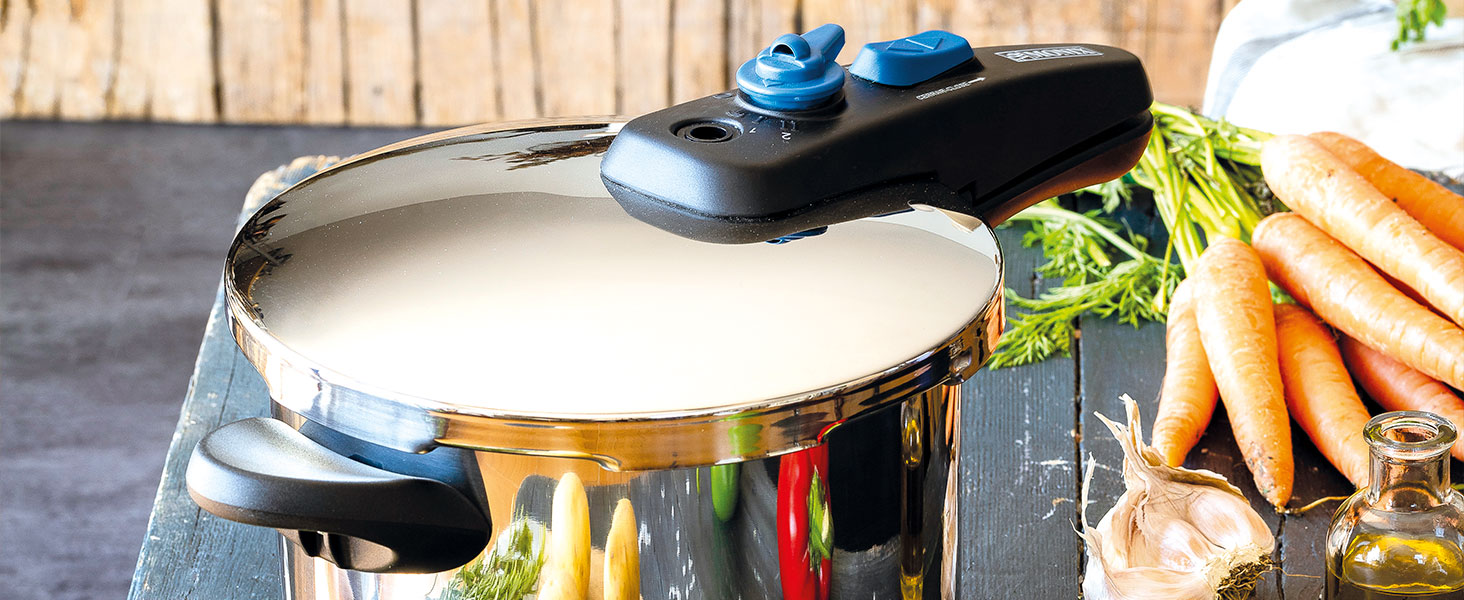 Каструля-скороварка MONIX Veloce 7 літрів з нержавіючої сталі, підходить для всіх типів кухон