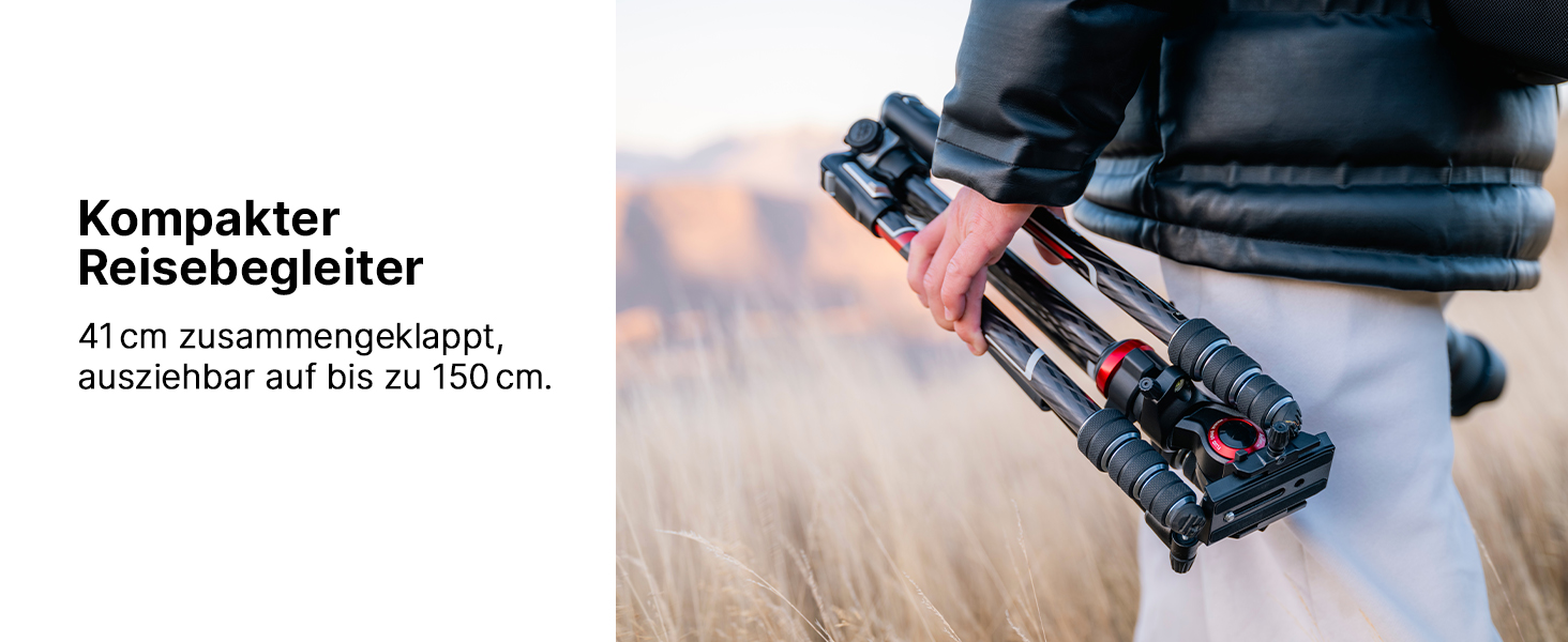 Карбоновий штатив Manfrotto Befree Live Carbon Twist з відео-головкою та сумкою для DSLR, бездзеркальних та відеокамер, навантаження 4 кг