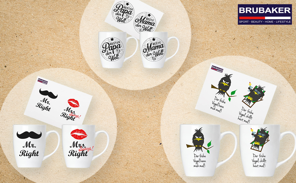 Набір кавових чашок BRUBAKER