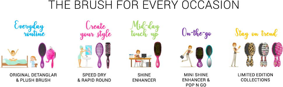 WetBrush Detangler для чоловіків з шкіряною ручкою (колір коричневий)