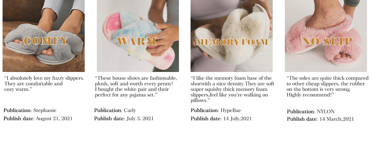 Тапочки жіночі Ankis Hausschuhe з плюшу, теплі зимові, з перехресними ремінцями, з піною пам'яті, з відкритим носком, пухнасті тапочки для дому та вулиці (білий, чорний, сірий, верблюжий) (42/43 EU)