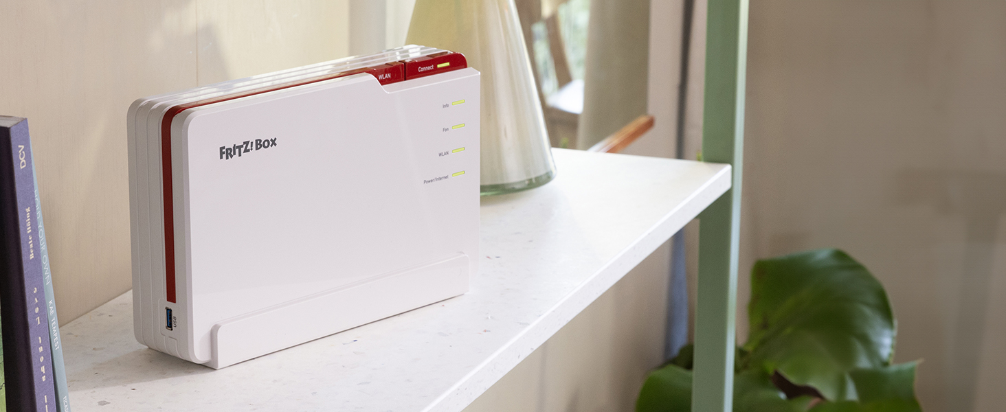 Роутер FRITZ!Box 5690 Pro: Wi-Fi 7, DSL/Glasfiber, Mesh, DECT, 18.5 Gbit/s