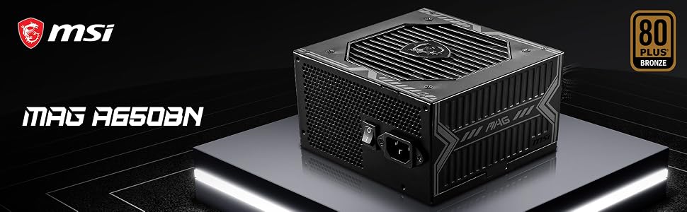 Блок живлення MSI MPG A1000G PCIE5 1000W, 80 Plus Gold, ATX 3.0, PCIe 5.0, повністю модульний