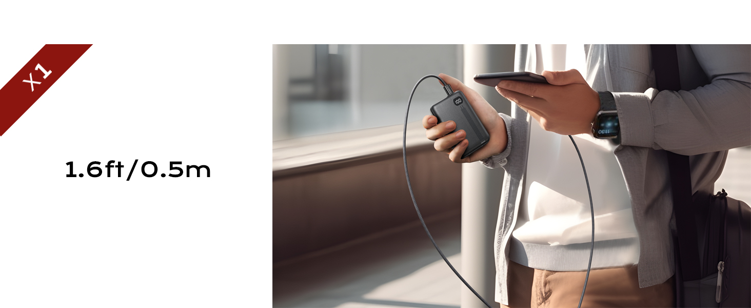 Набір USB-C кабелів LISEN 60W (4 шт.): 0.5м, 1м, 1м, 2м. Підтримка PD 3.0. Сумісний з iPhone, Switch, Samsung, Pixel, MacBook, iPad, Xiaomi. Чорний.