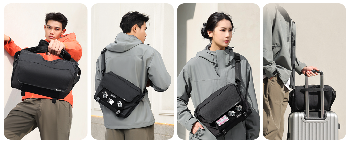 Сумка для камери ULANZI 9L: DSLR/SLR, Stativ, Diebstahlschutz, Sony, Canon, Fujifilm