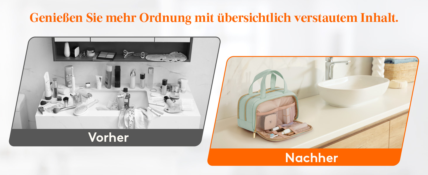 Валіза-органайзер для подорожей Lifewit 5L, водонепроникний, з відділенням для мокрого одягу, для косметики та туалетних аксесуарів (М'ятний, ML)