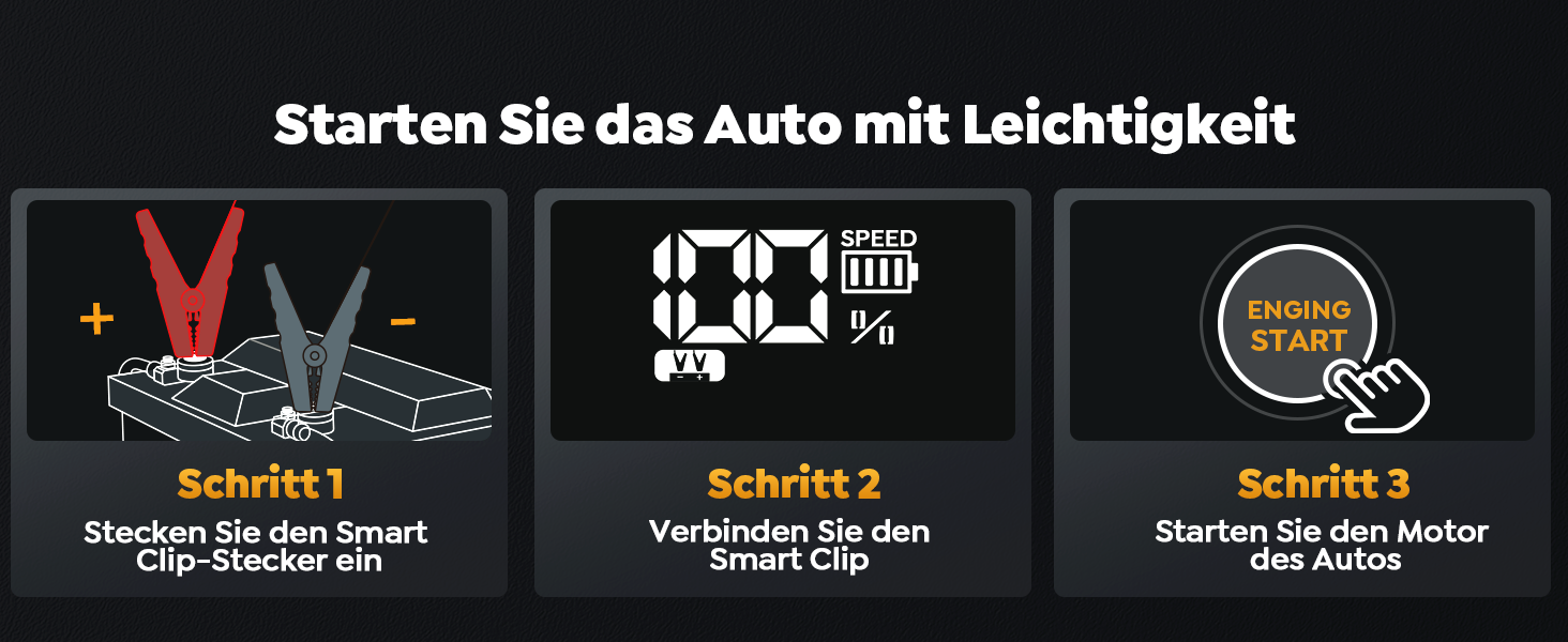 YaberAuto 6000A Powerbank для запуску двигуна авто, 12V, 10.0L бензин/9.0 Diesel, LCD, 450 Lumen, YA100