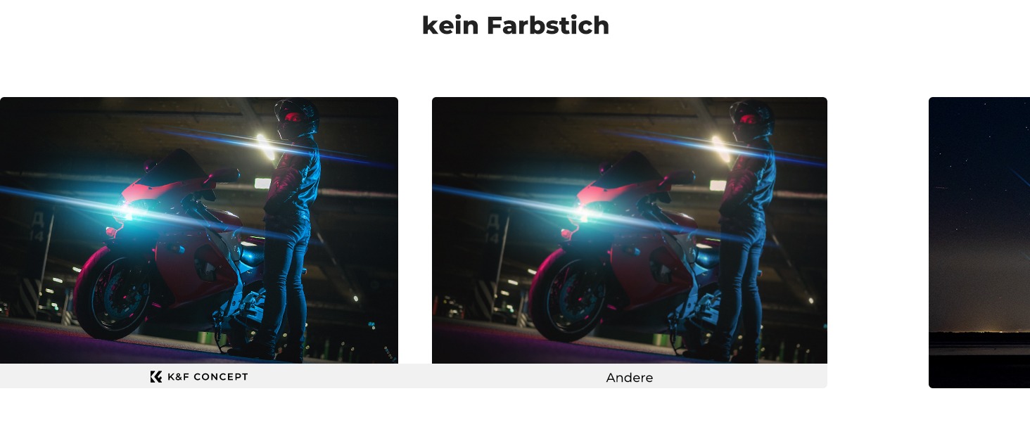 Фільтр K&F CONCEPT Blue Streak Anamorpher 58mm - Ефект синіх смуг, Nano-Klear