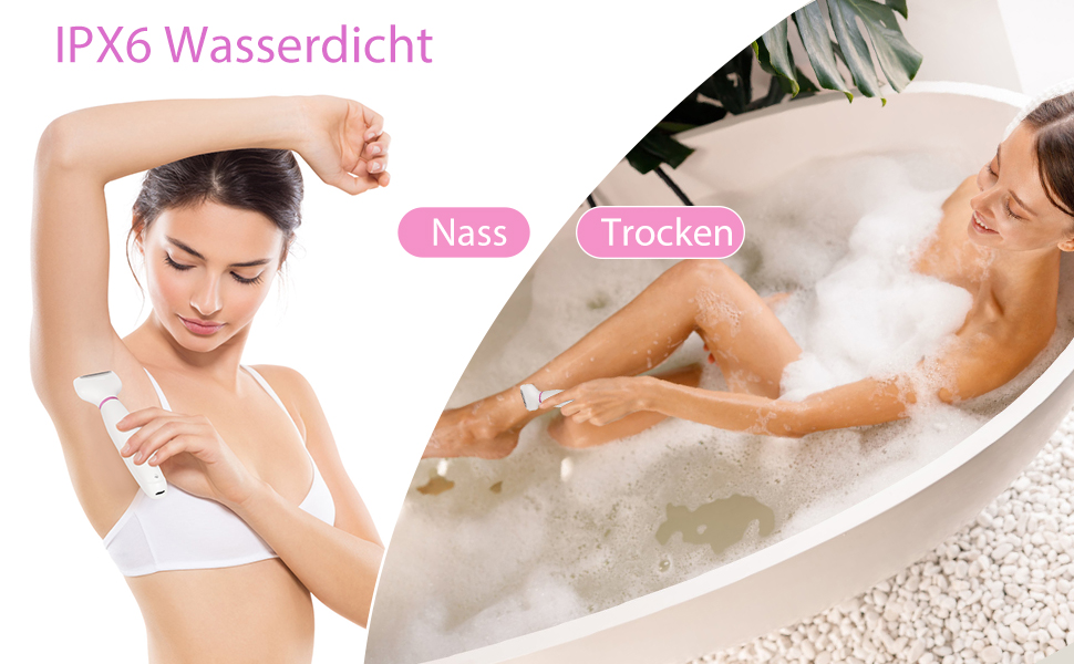 Електричний жіночий триммер 4-в-1 для обличчя, тіла, зони бікіні та брів. Триммер для інтимної зони з сумкою