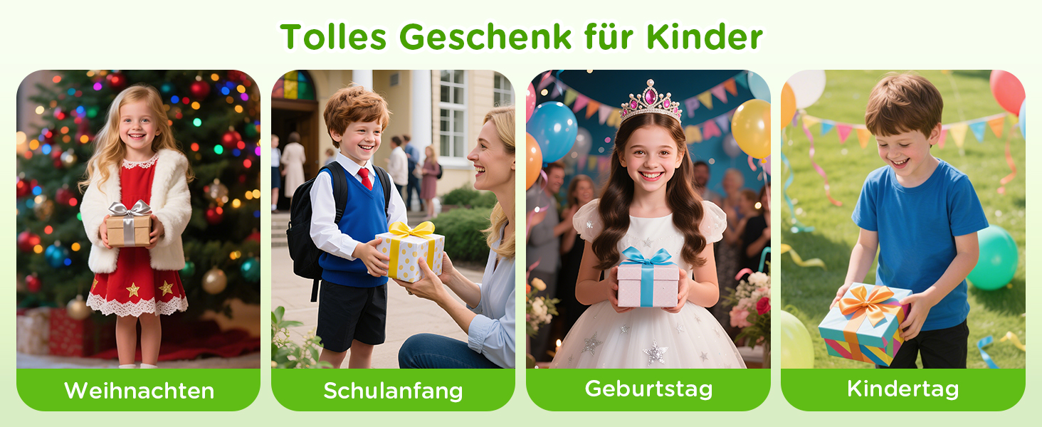 Навушники шумозахисні для дітей Link Dream, SNR 30dB, для аутизму, подорожей, навчання (блакитний/зелений)