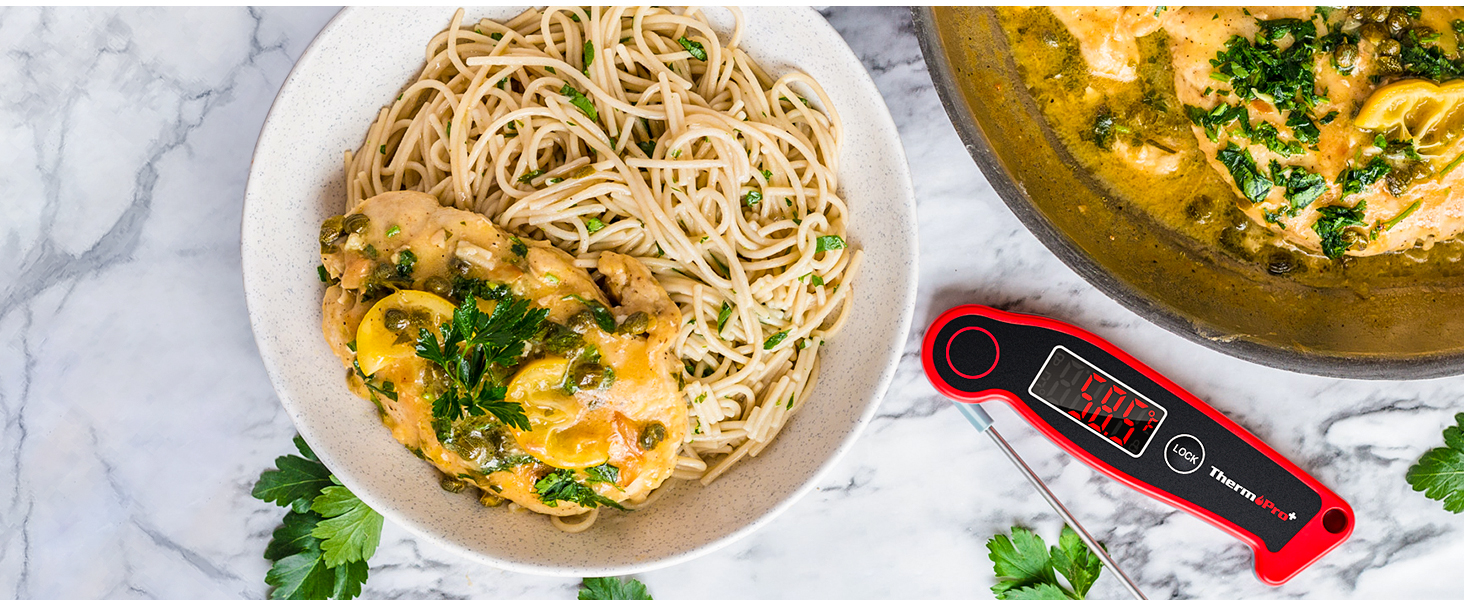 Термометр для м'яса ThermoPro TP19 IP65 вологостійкий ±0.5℃, LCD, для приготування BBQ, вина, жарки