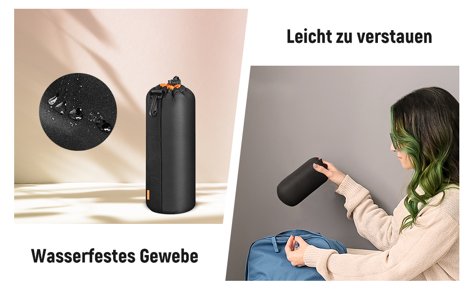 Рюкзак для камери NEEWER Pro водонепроникний, з захистом від ударів, з регулюванням, з підкладкою, з замком від злодіїв, сумісний з DJI Drone, DSLR, штативами, спалахами, об'єктивами та іншим аксесуаром (9.8 x 7.1 x 3.1 дюймів, Оранжевий)