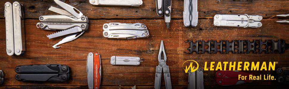 Мультитул Leatherman Super Tool 300 19-в-1 з потужними пасатижами, нержавіюча сталь, чохол Molle, для важких робіт