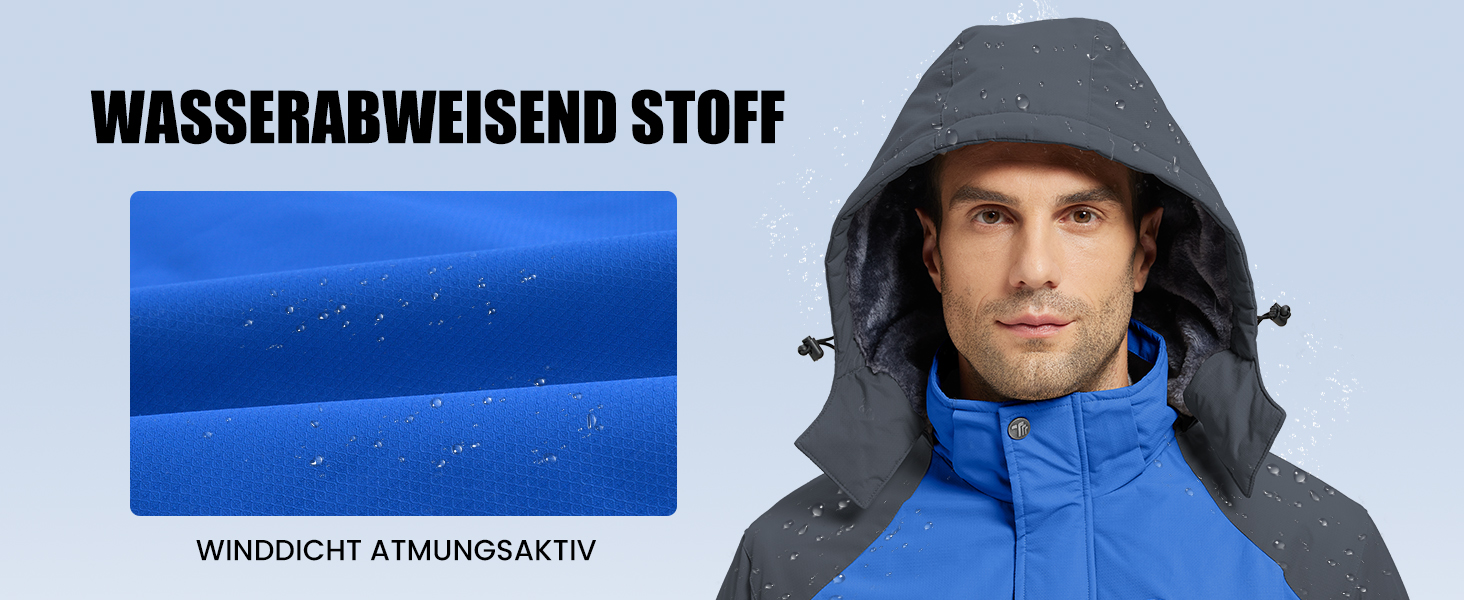 Чоловіча гірськолижна куртка donhobo — водонепроникна зимова куртка Softshell, червона, розмір XL