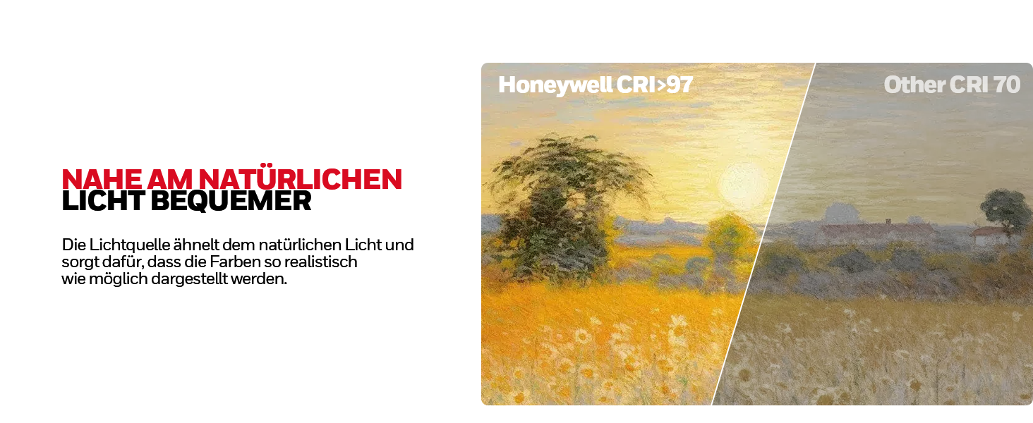 Настільна LED лампа Honeywell H4 Sunturalux - Офісна лампа з диммером, 3 режими кольору, 5 рівнів яскравості, таймер, сенсорне управління, сірий (чорний)