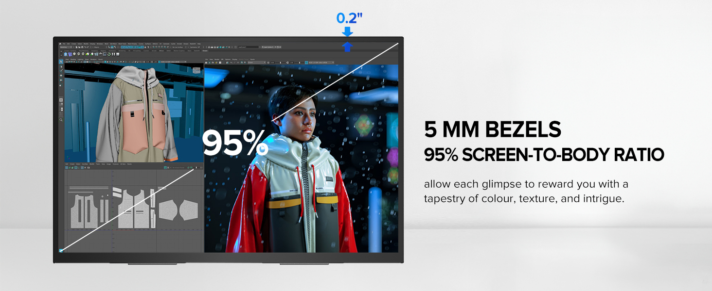 Монітор портативний UPERFECT 21.5