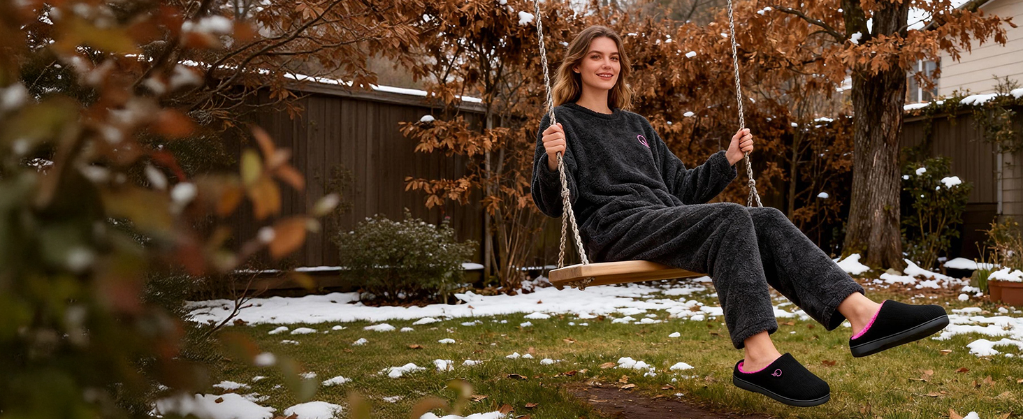 Домашні тапочки Mishansha для чоловіків та жінок, з піною з пам'яті, антиковзаючі, червоні, 36/37 EU