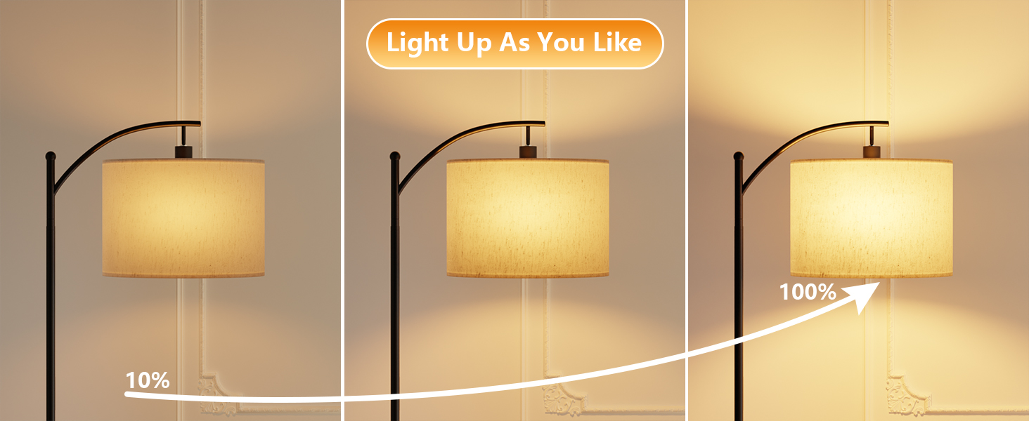 Стійка лампа для вітальні з пультом керування, 3 колірні температури, сумісна з LED, чорного кольору, з димуванням, з кнопкою на ніжці, для спальні, читання, офісу, з лампочкою в комплекті